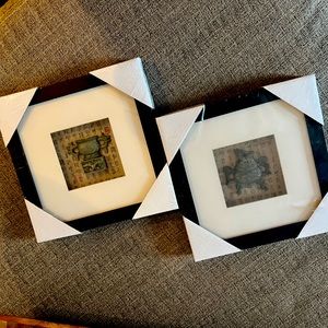 Asian themed shadow box pictures selling both together
